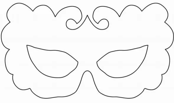 Шаблоны масок для вырезания из бумаги 30 moldes de máscaras de Carnaval Dicas Práticas Masken basteln, Faschingsmask