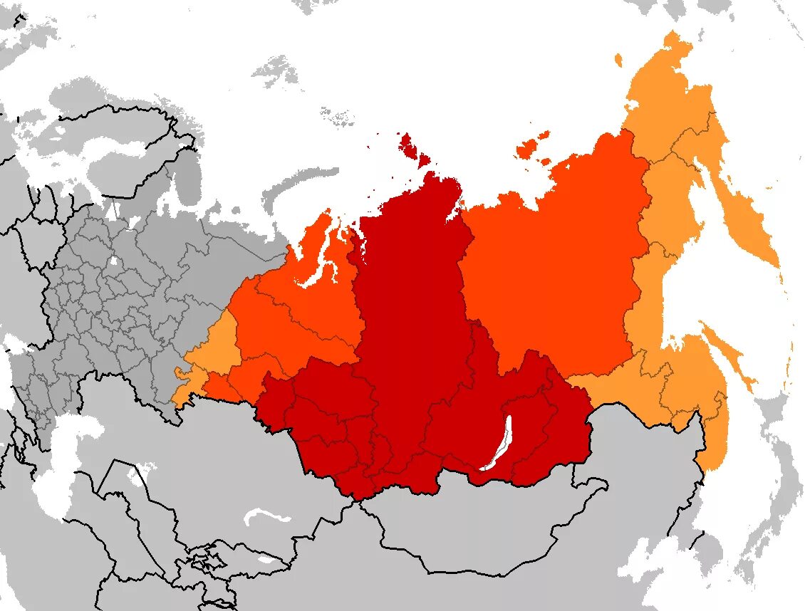 Сибирь на карте России. Границы Сибири. Территория Сибири на карте России. Сибирь на Катре России. Площадь сибирского региона