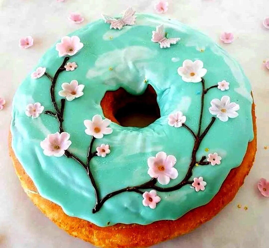 тортики с пончиками. торт «пончик». тортики с пончиками. торт в форме пончика. тортик в виде пончика.