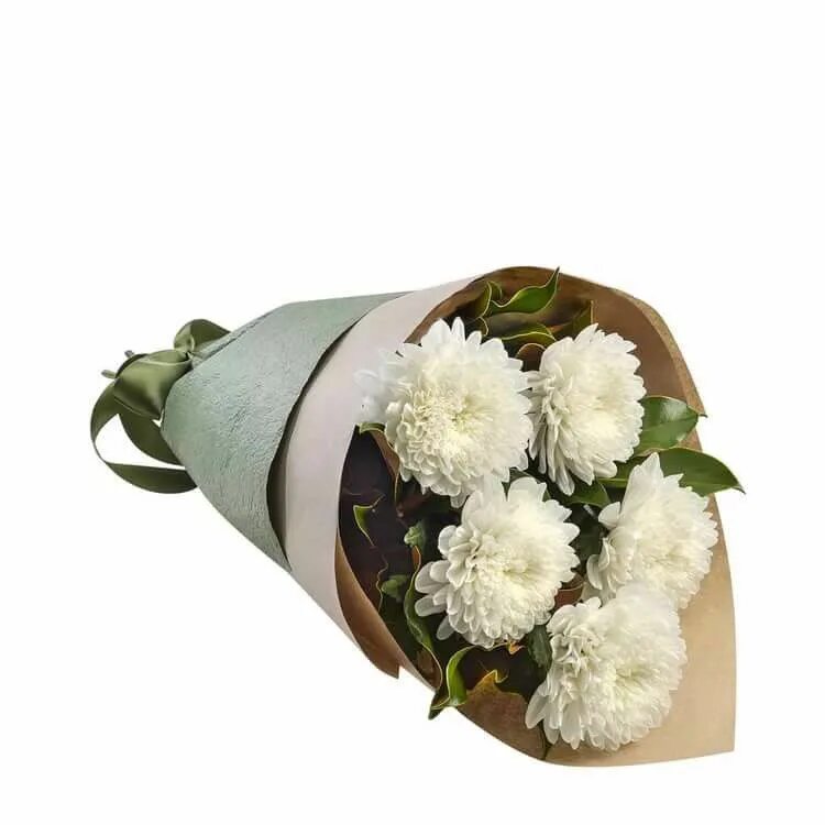Букет из 7 хризантем, артикул F76995 3000 рублей, доставка по городу. Flawery
