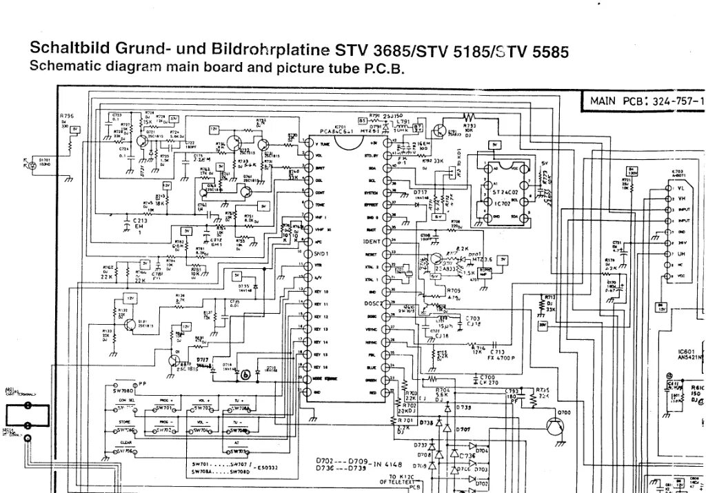 Схема телевизора stv. Схема телевизора Schneider stv9555. Supra CTV-2128u схема. Akai CT-2107d схема. Телевизор Akai CT-2107d схема.
