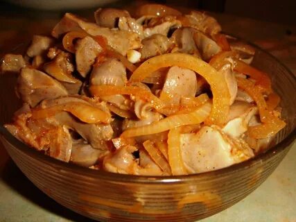 Хе из желудков куриных по корейски рецепт