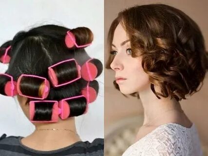 Какие бигуди на короткие волосы