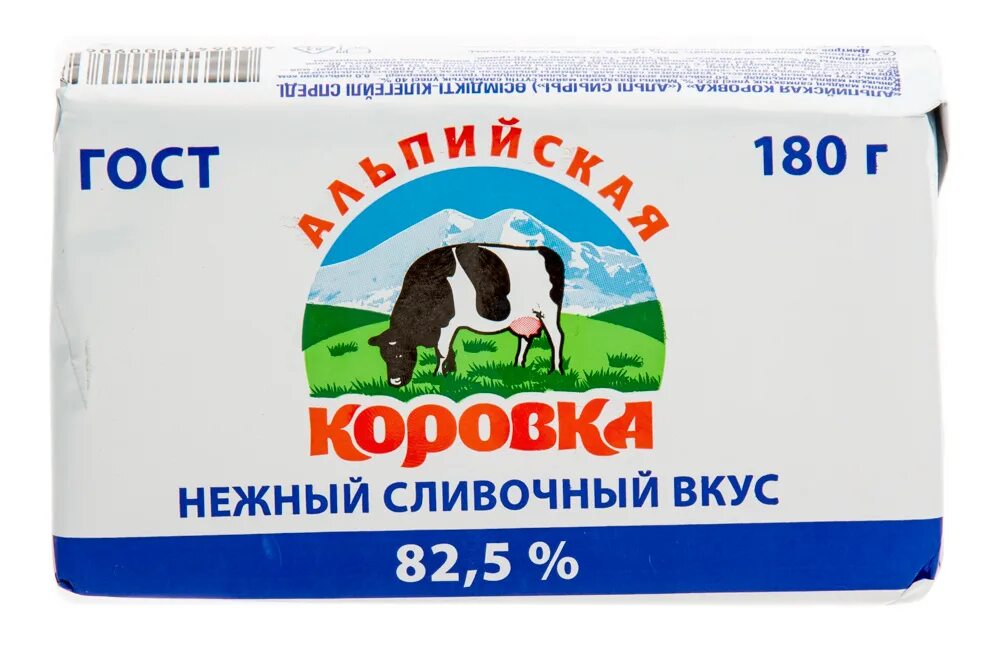 Окпд масло сливочное. Альпийская коровка масло 82.5. Спред Альпийская коровка 82.5. Масло сладко-сливочное Альпийская коровка 82.5. Масло сливочное Альпийская коровка 82.5 производитель.