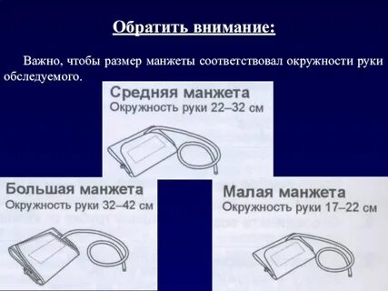 Длина манжетов
