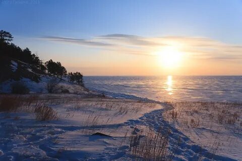 Горе море зимой