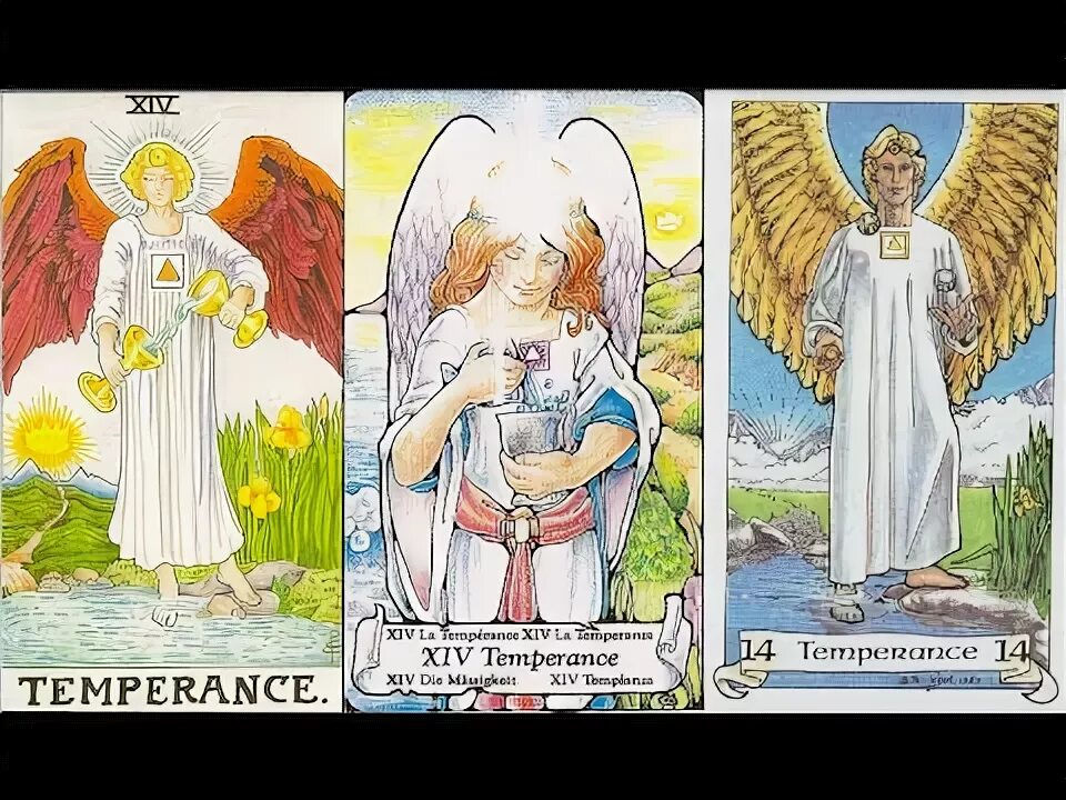 Как выглядит карта умеренность Temperance Tarot cards art, Tarot, Major arcana