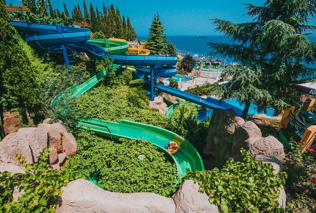 Аквапарк набережная ул 4а алушта фото От Первого Лица Обзор Горок Аквапарка Алушты! КРЫМ DRIVE2