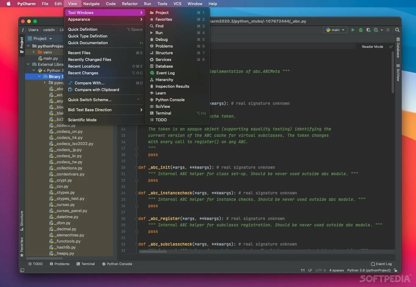 Pycharm program files