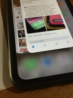 Затемнение экрана iphone
