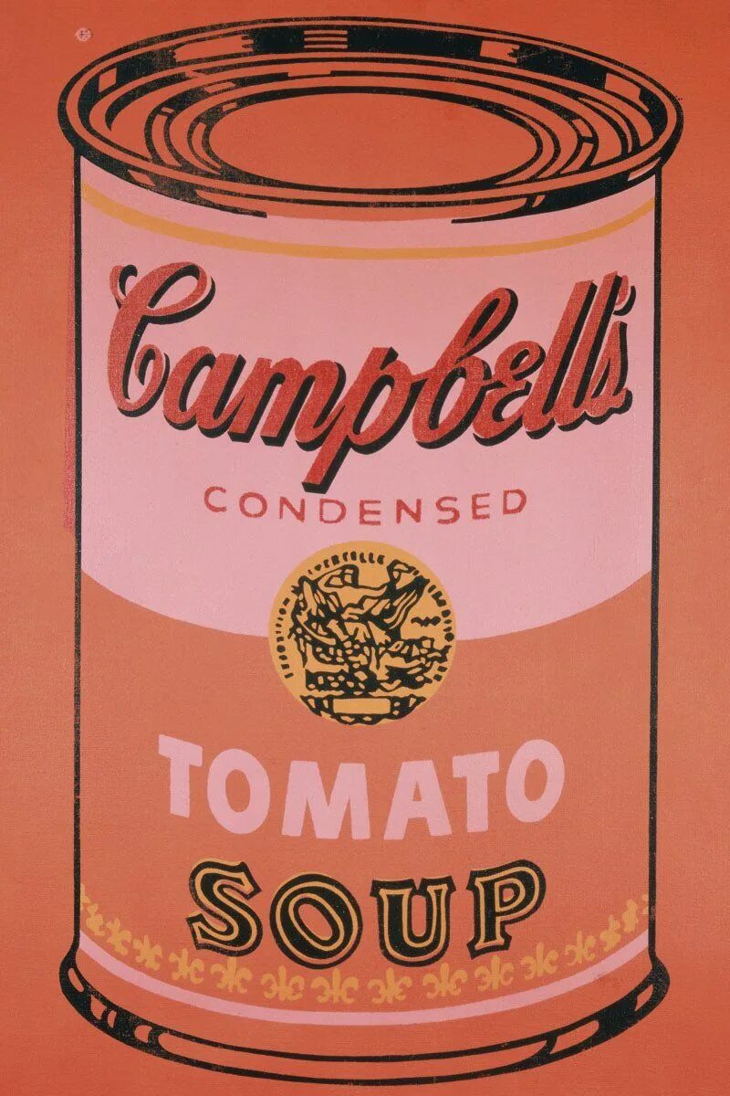 Soup cans. Энди Уорхол Campbell's Soup can. Andy Warhol Campbell. Энди Уорхол картины суп. Campbell Soup Warholl.