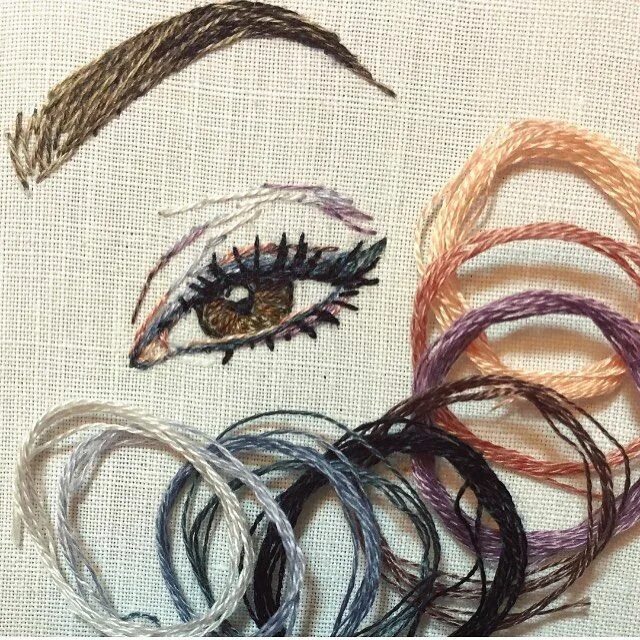 глаз гладью. как вышить глаз. вышивка глаз. вышитые глаза для куклы. вышить глаза.