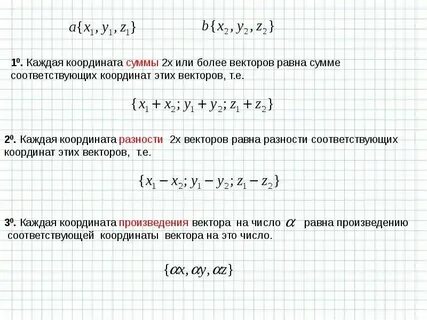 Метод координат в пространстве 11 класс