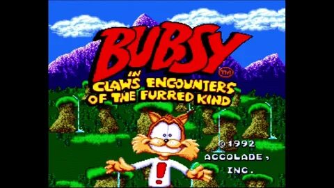 SNES Introduction du jeu "Bubsy in : Claws Encounters of the Furred Ki...