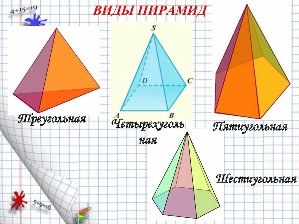 Сколько граней имеет пятиугольная пирамида. Сколько граней имеет пятиугольная пирамида