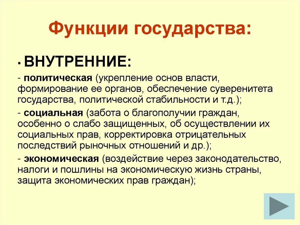 Проявление политической функции в деятельности государства внутренние. Функции государства. Внутренние функции государства. Внутренняя политическая функция государства. Политическая функция государства.