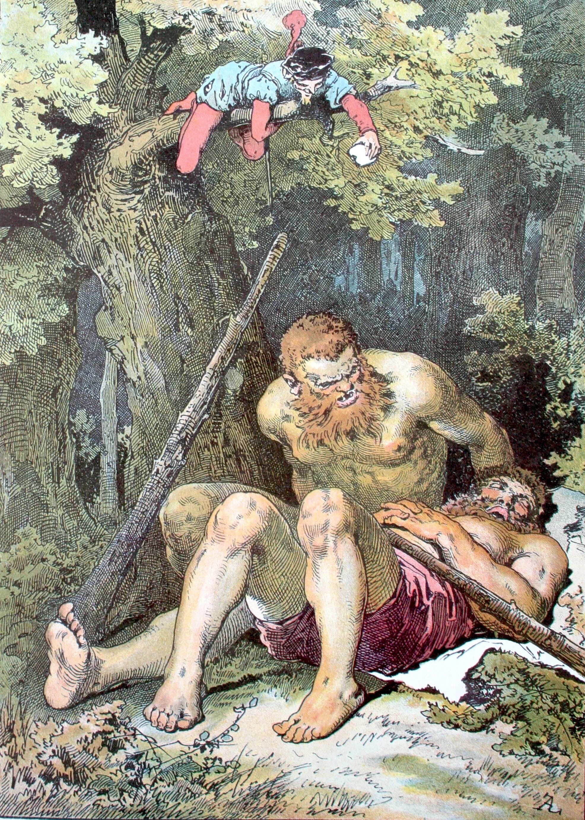 Гигант лежит. Брат гримм. великаны в живописи. гиганты в живописи. великаны на картинах.