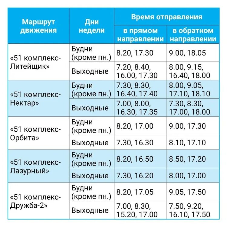 Расписание автобусов маршрут набережные челны