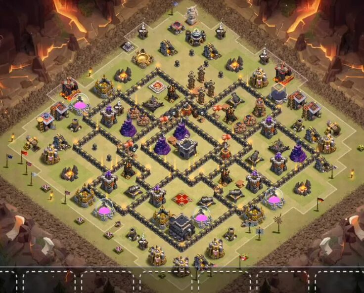 Тх расстановка на кв. Th9 base. 9 th база на кв. th9 расстановка.
