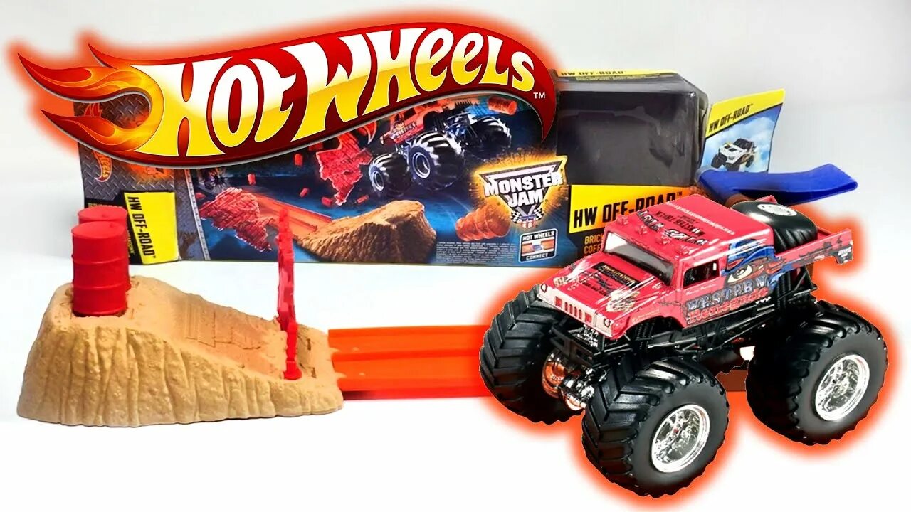 Включи про монстр траков hot wheels. Hot Wheels Monster Trucks трек. Monster Truck hot Wheels игровой набор. Hot Wheels Monster Truck набор. Monster Jam игрушки.
