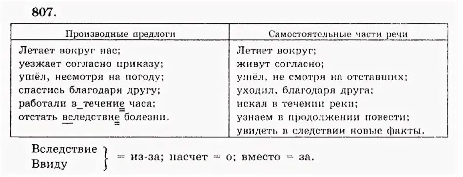 Русский 5 класс упражнение 807