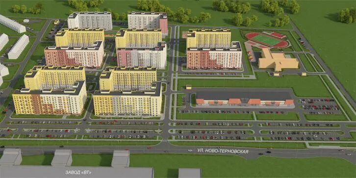 Купить 2-комнатную квартиру, 56.5 м² по адресу Пензенский район, село Засечное, 