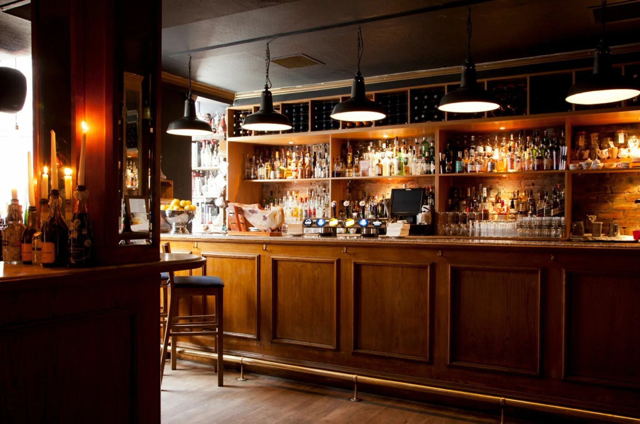 Stand of the bar
