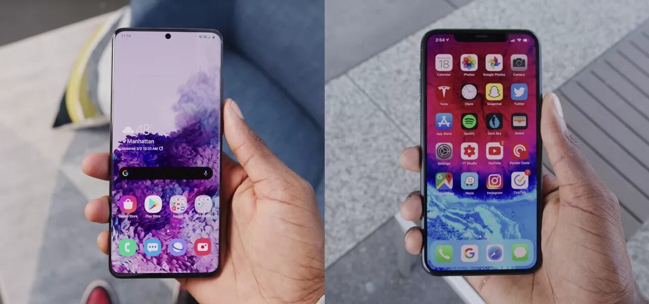 Сравнение айфона 11 и самсунг. Samsung Galaxy s20 vs iphone. Samsung Galaxy s20 Ultra vs iphone 11 Pro Max. Iphone 11 Samsung s20. Samsung s11 Plus Ultra.