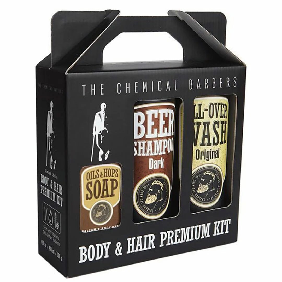 The chemical barbers. The Chemical Barbers Beer Shampoo набор. Набор the Chemical Barbers Beer Shampoo Gift Set Premium. Набор the Chemical Barbers Beer Shampoo Gift Set Original. The Chemical Barbers набор подарочный 3 в 1.