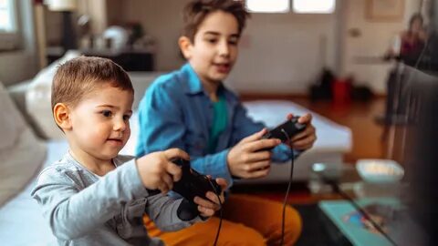 Do the children play games
