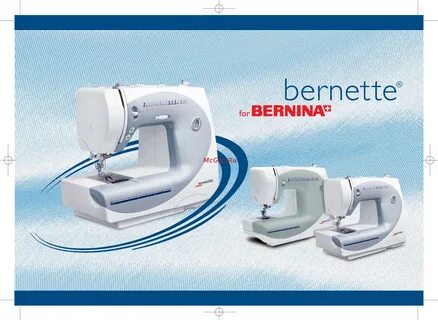 Bernette инструкция швейная
