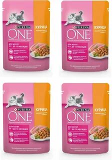 Корм влажный для котят purina