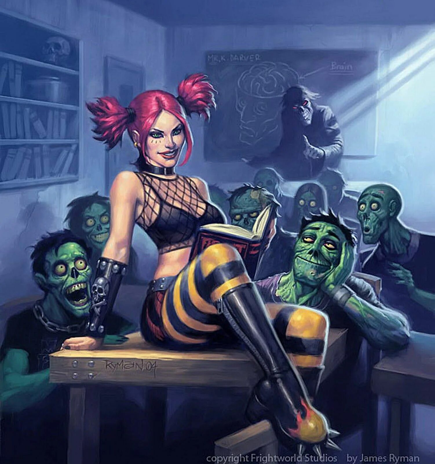 Girl vs zombies