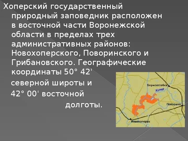 Проект про воронежский заповедник