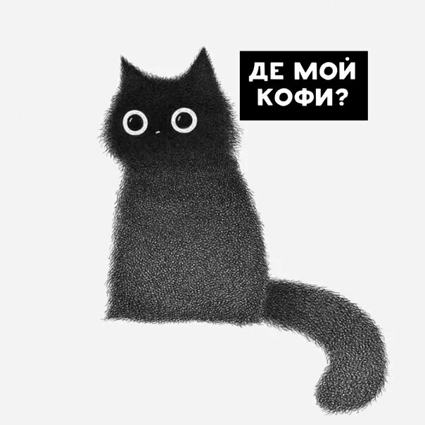 Кот с кофе и круассаном пробки мем Cat on coffee Вечерний кофе с китикетом На сердце маятная грусть,Что не добави