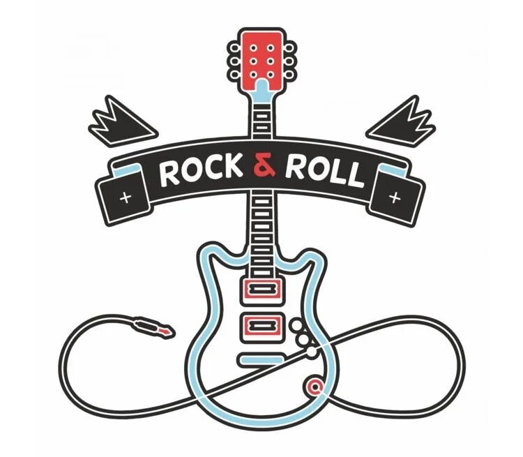 Рок энд рок слушать. Рок'н'ролл. Рокнролл. Rock n Roll логотип.