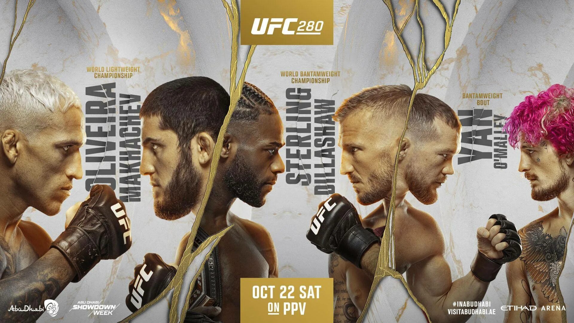 Ufc 22 июня. Юфс 280 битвы взглядов. UFC 280 Oliveira vs Makhachev. Юфс 280 кард.