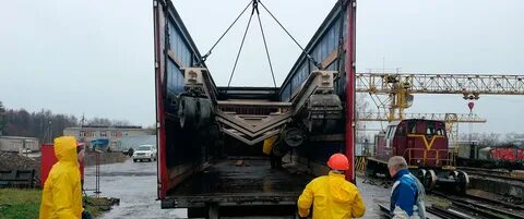 Кран для разгрузки вагонов