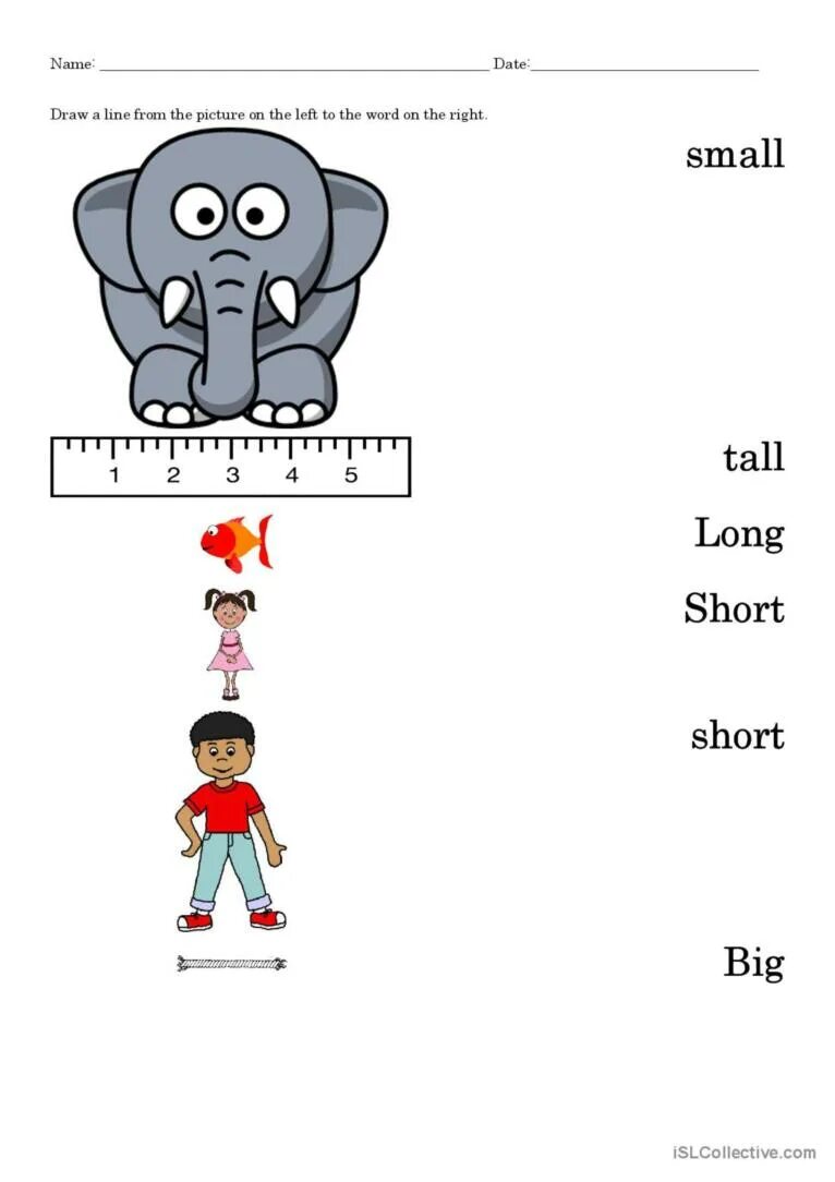Small long перевод. Упражнение long short. shot tall задания для детей. задание для детей tall short. упражнения на английском short long.
