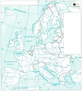 Контурная карта северной европы 11 класс