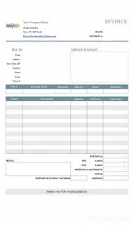 Bill invoice