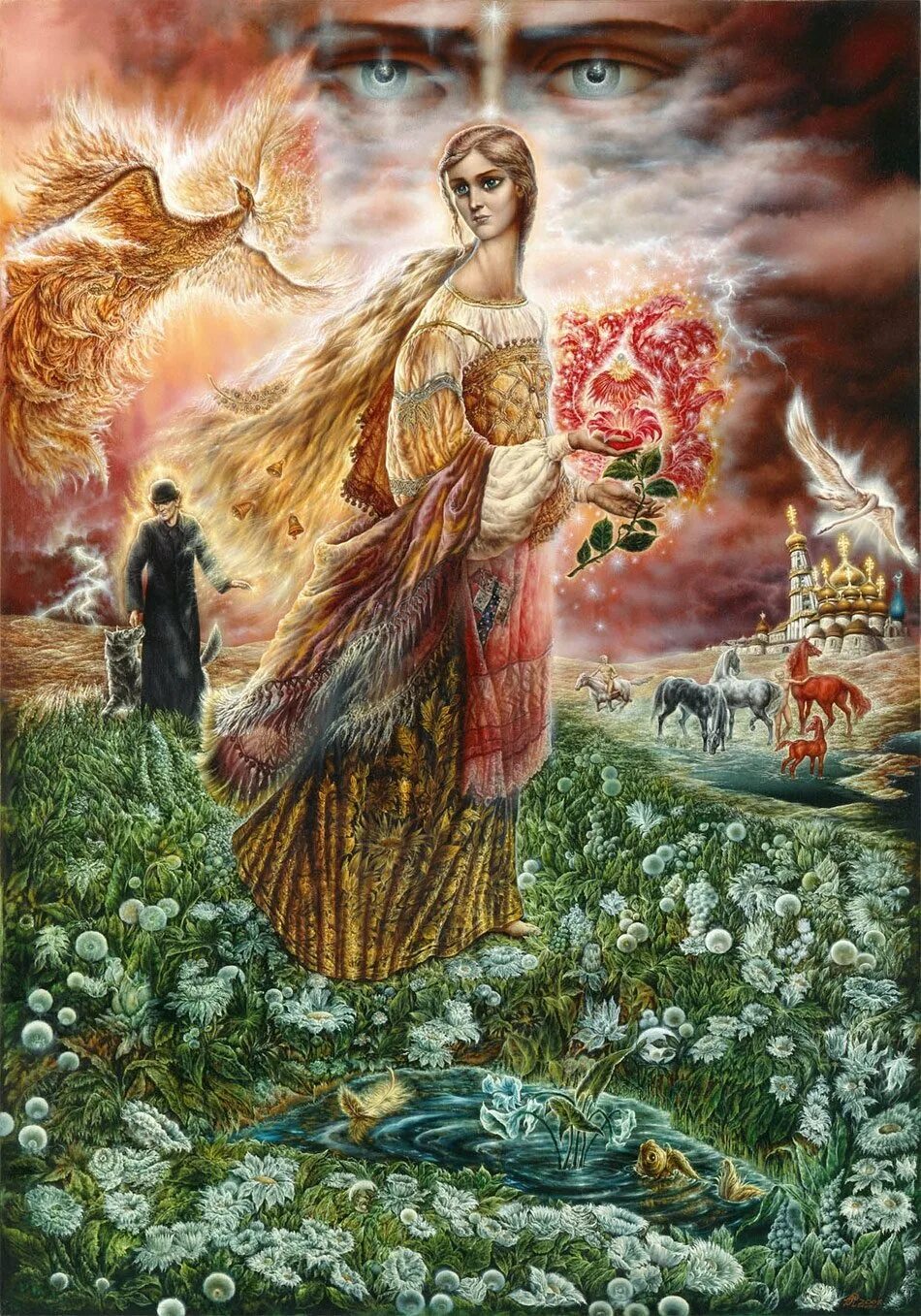 Славянская богиня Ягиня Матушка. Бог любви женщина