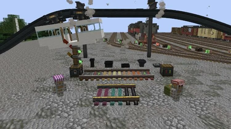 Traincraft 1. Майнкрафт мод create steam n rails. 2. 10. 2.
