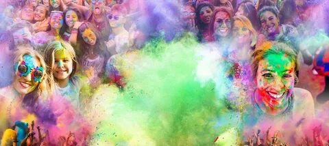 Colourful party