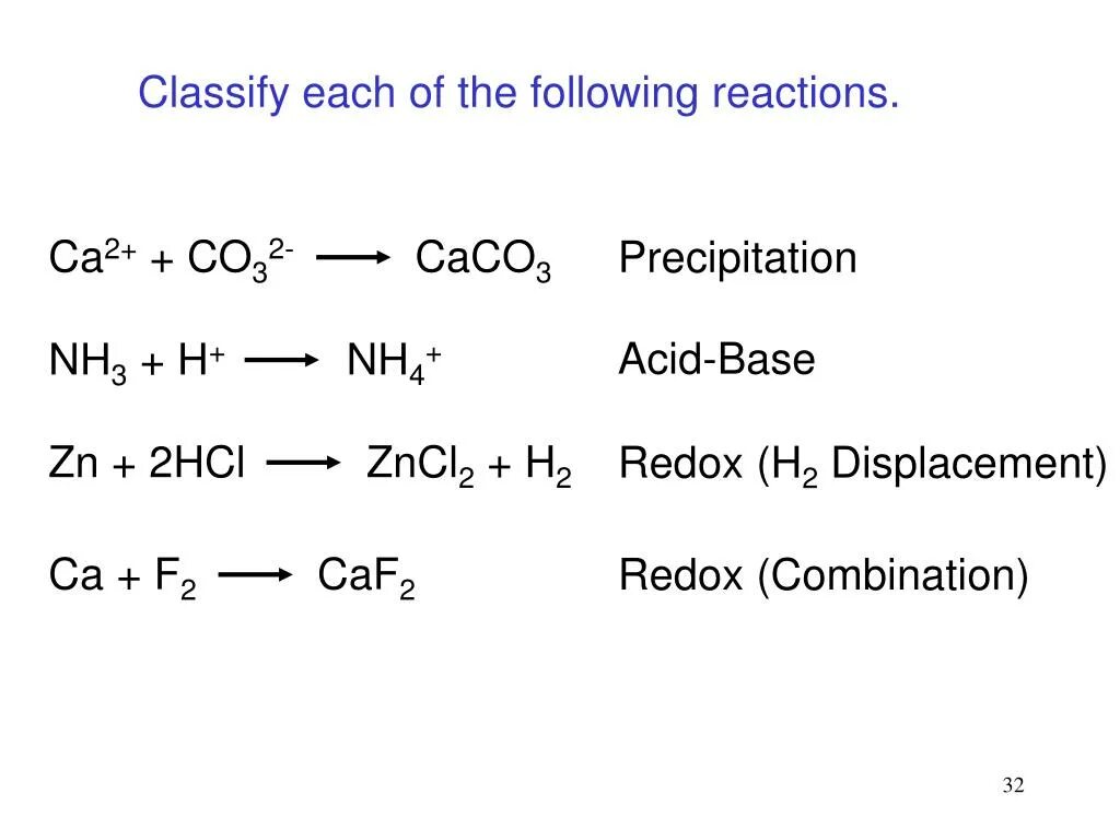 Zn o hcl. CA + 2f = caf2. CA+f2. ZNCL+nh3. Caf2 + nh3.