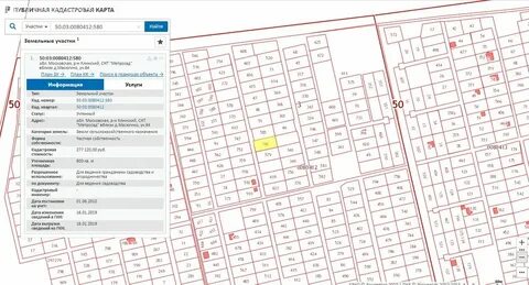 Карта участков московская область