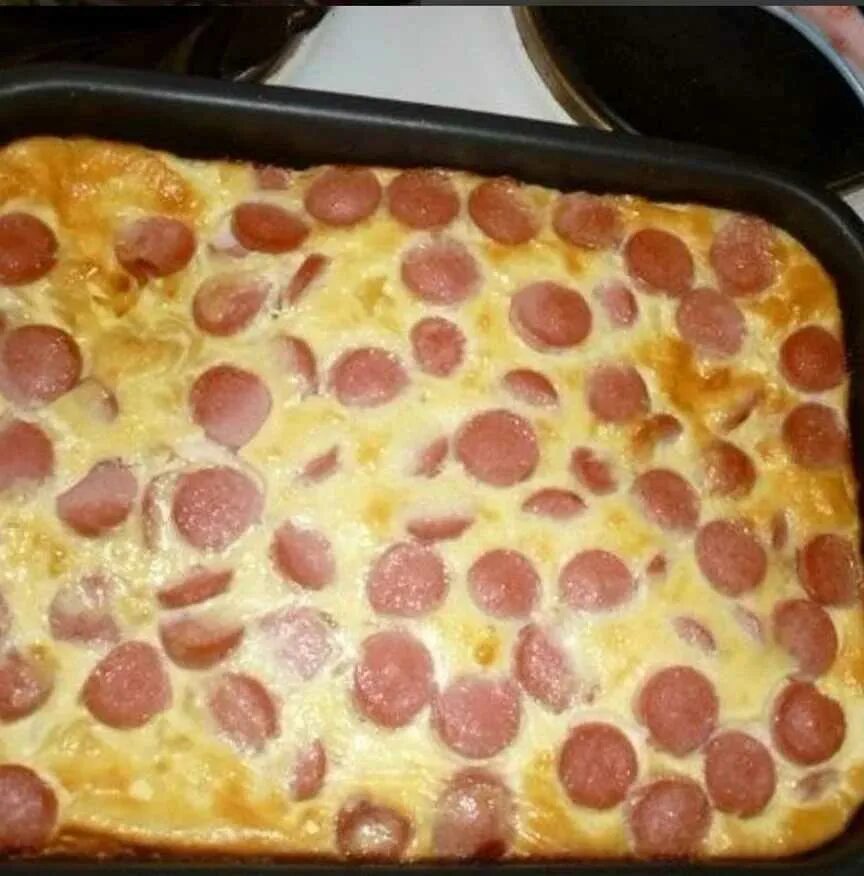Рецепт запеканки с колбасой и сыром. Рецепт запеканки с колбасой и сыром