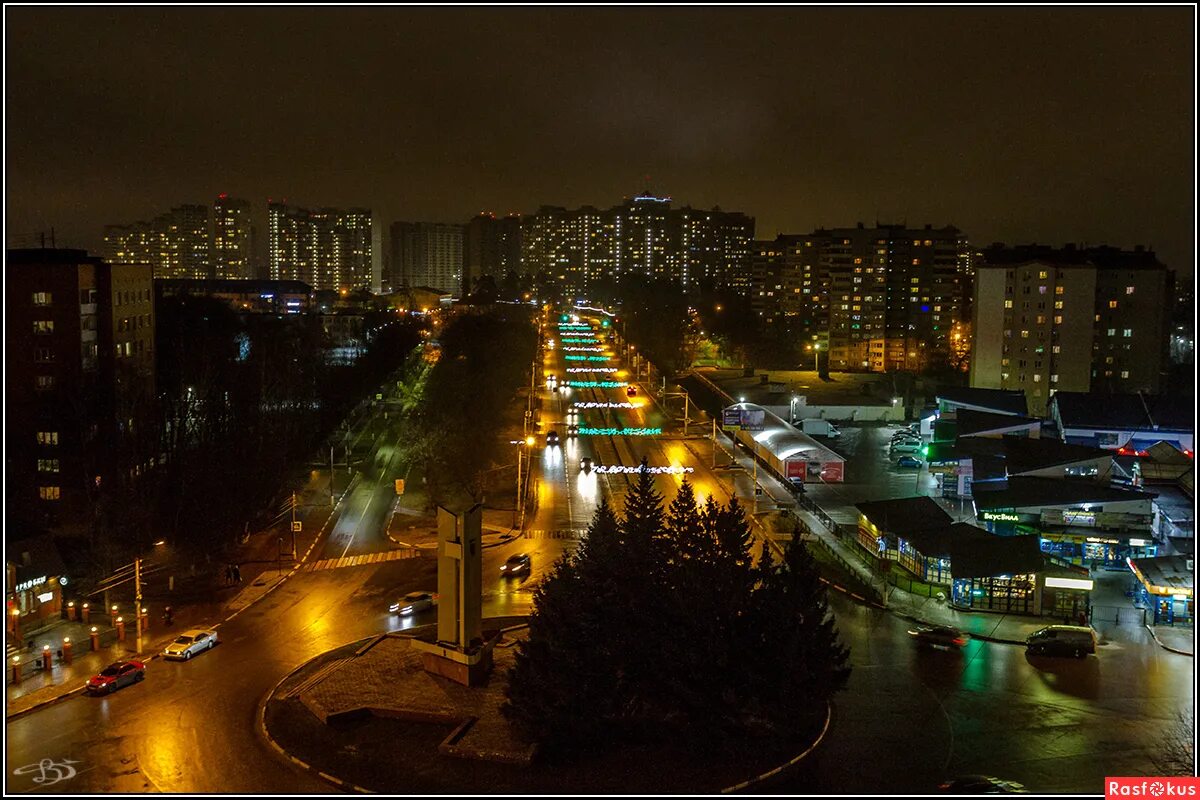 Вечер через 10. Город раменск Московская область.