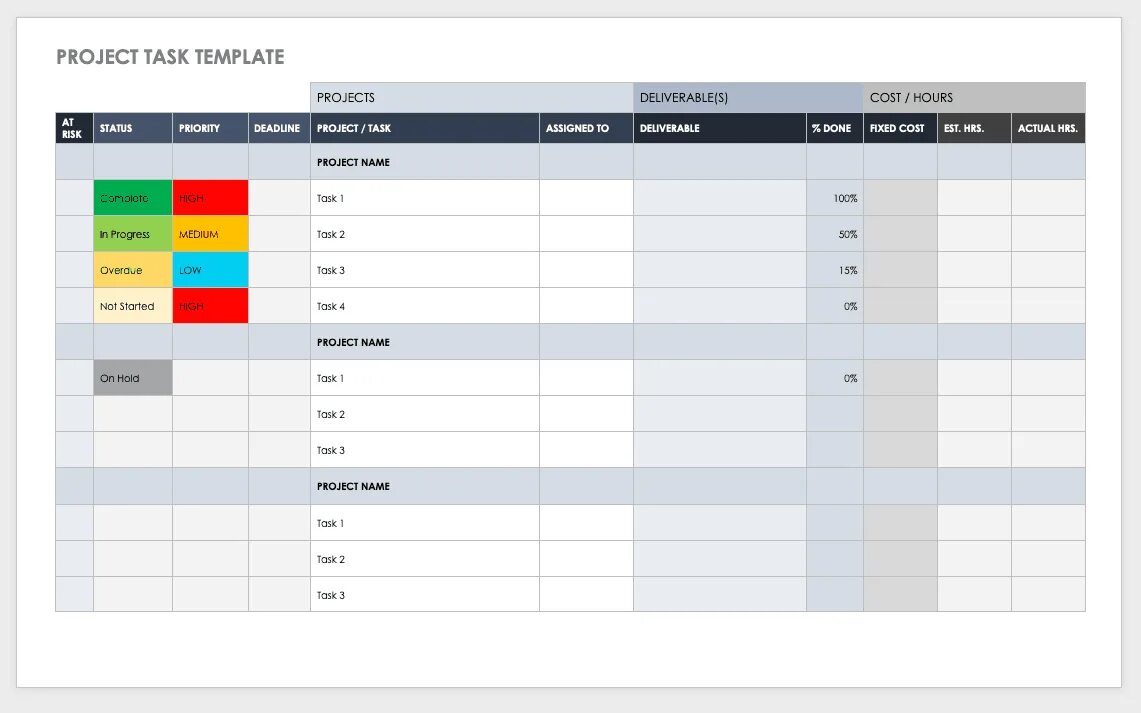 Project tasks. Шаблон task. project tasks list. планер task программирование. task list шаблон.