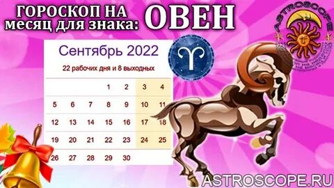 Овны сентябрь 2023